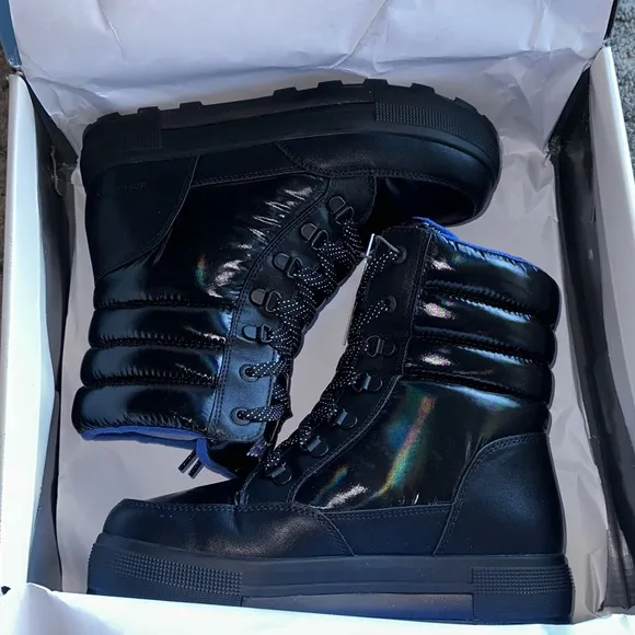 New COUGAR Wahoo Waterproof Lace-Up Boots Primaloft Insulated Lug Sz 7