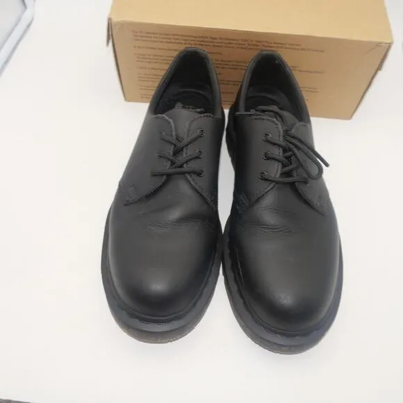NEW Dr. Martens Doc 1461 SR Shoes Men’s 10 Women's 11 Black Leather