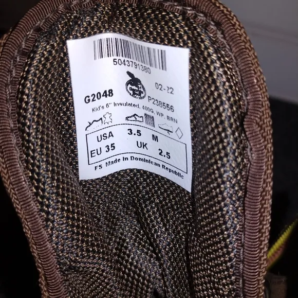 NEW Georgia Boots Kids 3.5
