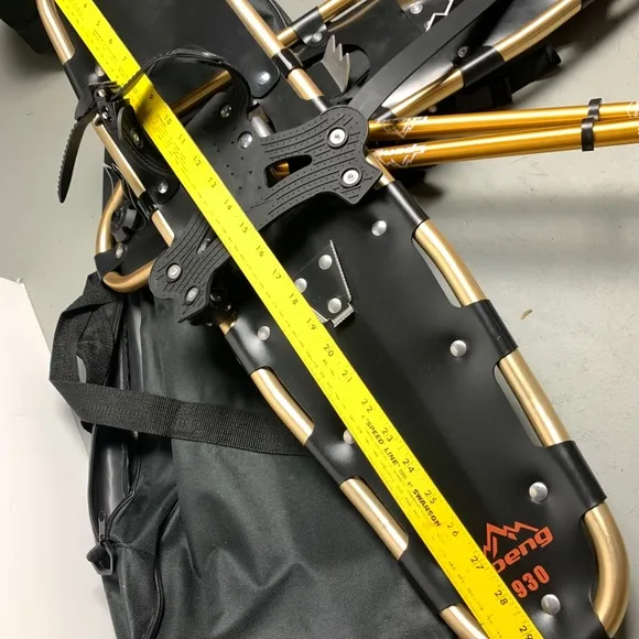 New Gpeng 930 Terrain Snowshoes Men Women Youth 30 Inch Gold Aluminum Snow Shoes