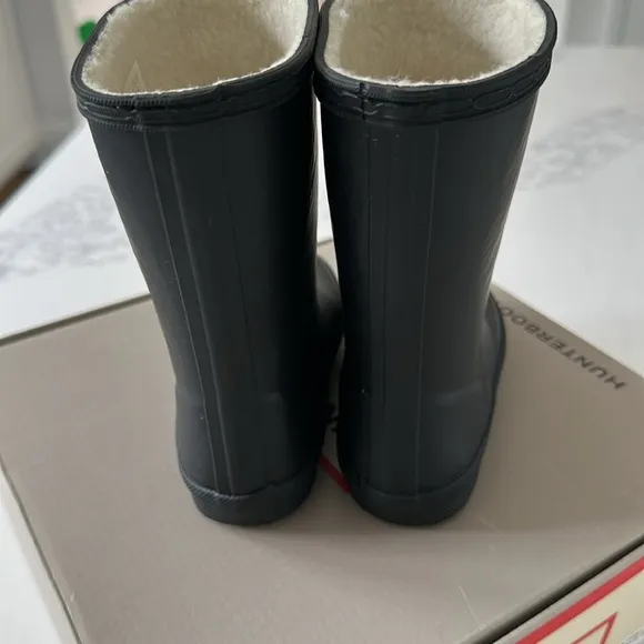 New in Box! Hunter Classic Black Boots Insulated-Toddler Size 10