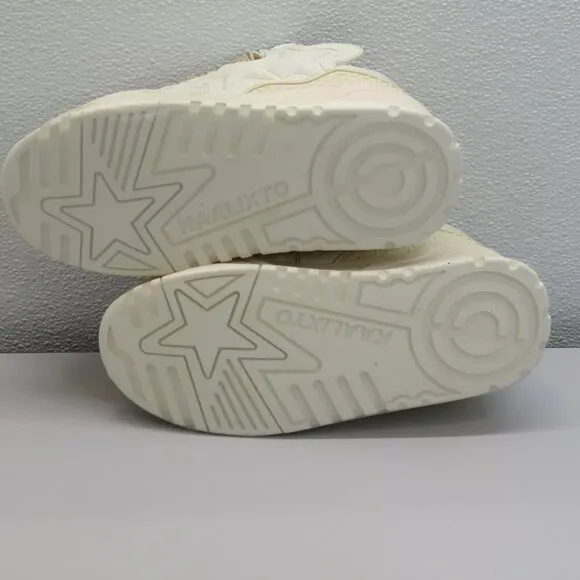 NEW KAALIXTO Women's Sneakers White Cream Bread Shoes Comfort Casual Size 9.5
