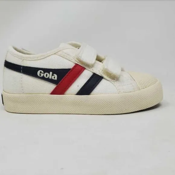 NEW KIDS 9 1 GOLA x CREWCUTS FOR J CREW WHITE COASTERS SHOES TRAINERS