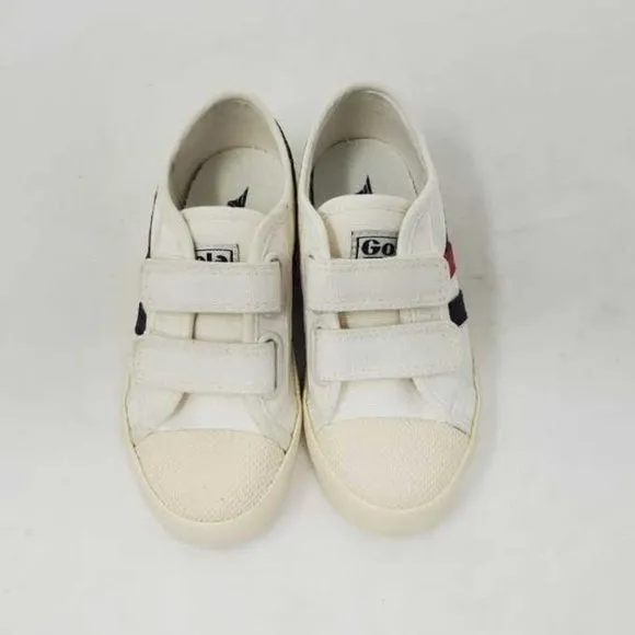 NEW KIDS 9 1 GOLA x CREWCUTS FOR J CREW WHITE COASTERS SHOES TRAINERS