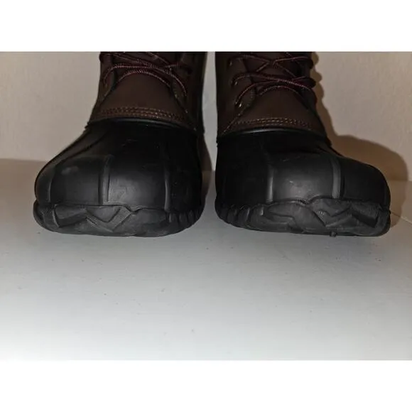 New! Lands' End Men's Dakota Waterproof Boots Insulated Warm Duck Boots SZ 13 3E
