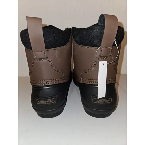 New! Lands' End Men's Dakota Waterproof Boots Insulated Warm Duck Boots SZ 13 3E