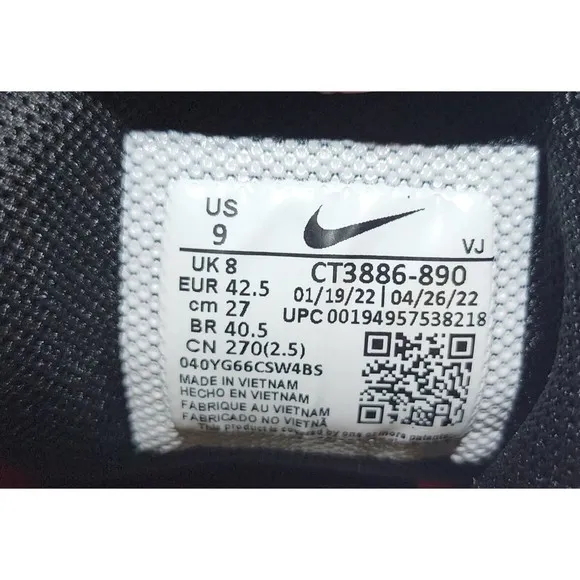 New Men’s Nike Free Metcon 4 Orange/White Training Shoes CT3886-890 Men's Size 9