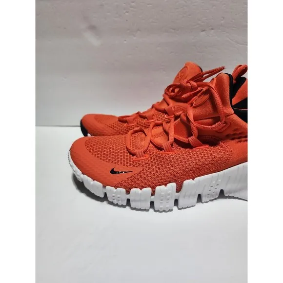 New Men’s Nike Free Metcon 4 Orange/White Training Shoes CT3886-890 Men's Size 9