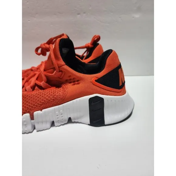 New Men’s Nike Free Metcon 4 Orange/White Training Shoes CT3886-890 Men's Size 9