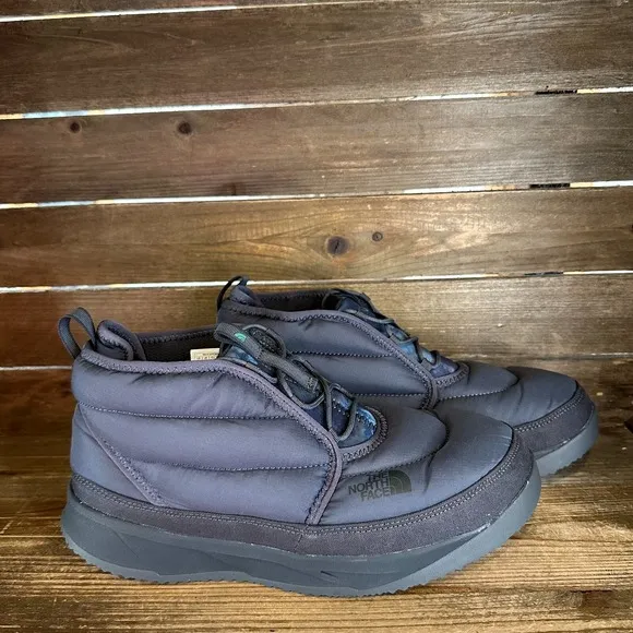 New Mens The North Face NSE Chukka Insulated Gray Winter Snow Boots Size 11 M