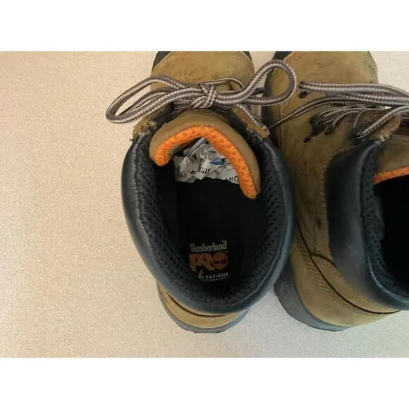 New! Mens Timberland Pro Helix HD 6&quot; Brown Composite Toe Waterproof Boots. SZ 8M