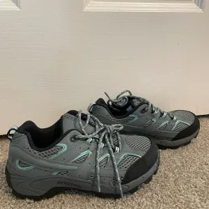 NEW Merrell Unisex Gray and Teal Hiking Shoes