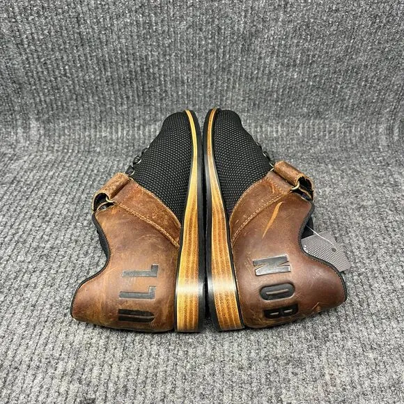 NEW NOBULL Project Lifter Black Coffee Leather Training Shoes Mens 5.5 Women’s 7