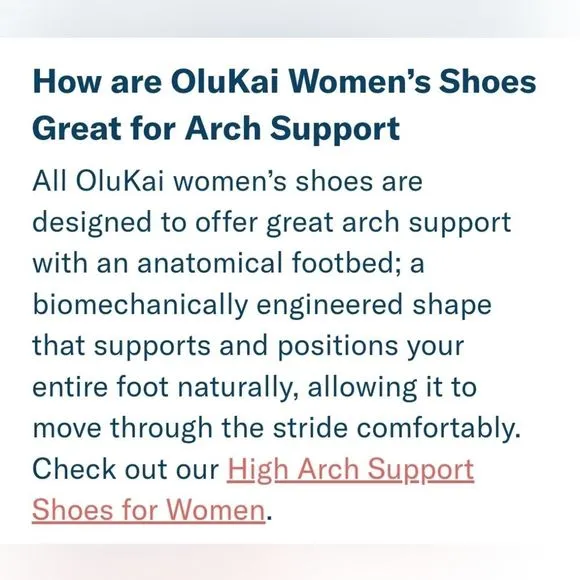 NEW OluKai Womens Miki Orange Cross Training Shoes 7.5 sneakers 👟