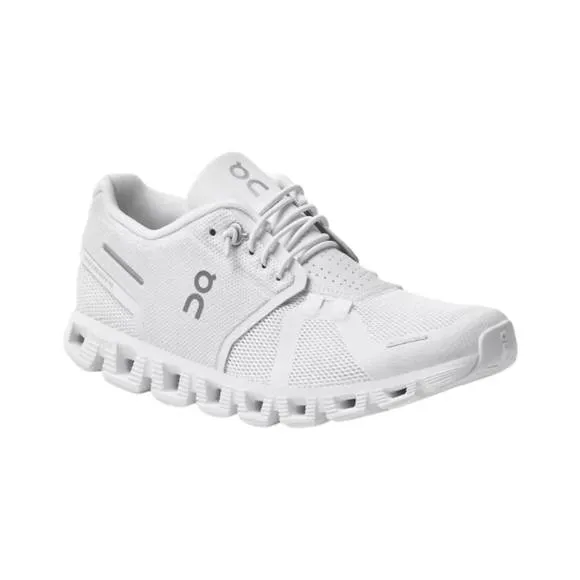 NEW ON RUNNING women's cloud 5 shoes in all white