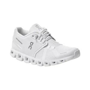 NEW ON RUNNING women's cloud 5 shoes in all white