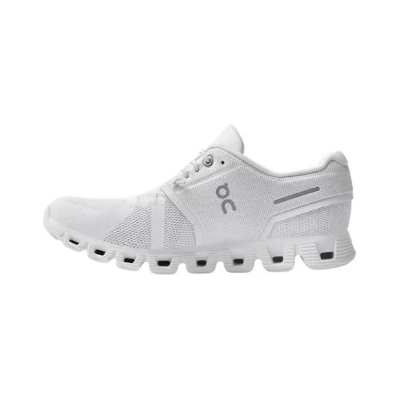 NEW ON RUNNING women's cloud 5 shoes in all white