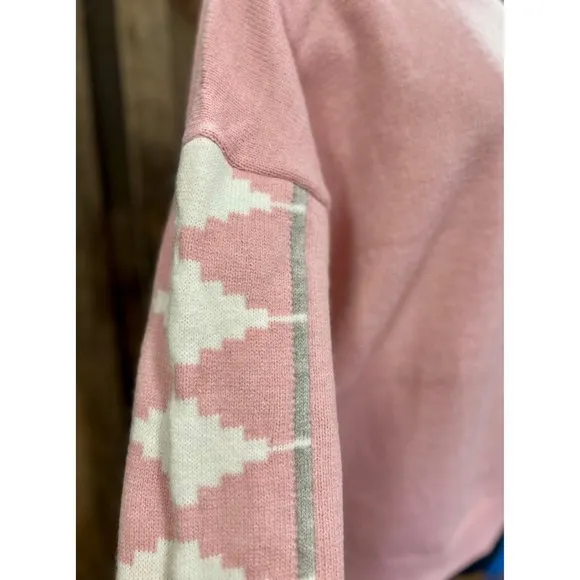 NEW Pink Knit with Detailed Sleeves