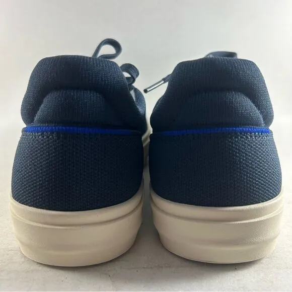 NEW Rothy’s RS02 Men’s Shoes Lace Up Sneakers Knit Navy Blue Size 12
