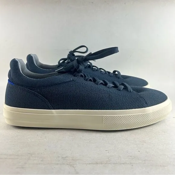 NEW Rothy’s RS02 Men’s Shoes Lace Up Sneakers Knit Navy Blue Size 12