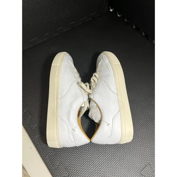 NEW Soludos Mens White Leather Porto‎ Ibiza Sneakers Size 8 Shoes