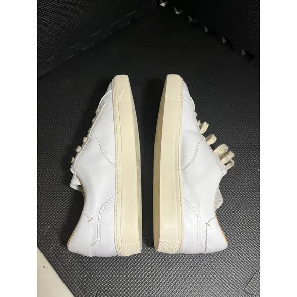 NEW Soludos Mens White Leather Porto‎ Ibiza Sneakers Size 8 Shoes
