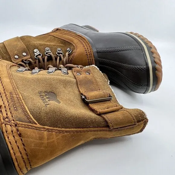 NEW SOREL FANCY LACE II Waterproof Winter Boots Women 10 Fleece Lined‎ Insulated
