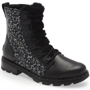 NEW! SOREL Lennox Lace Up Cozy Waterproof Boots 6.