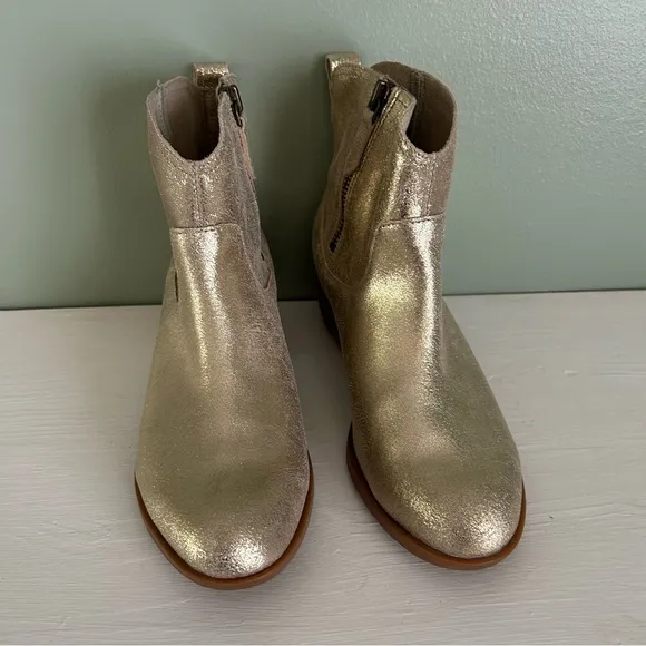 NEW Sorel Lolla II Bootie Waterproof Ankle Boot Metallic