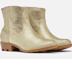 NEW Sorel Lolla II Bootie Waterproof Ankle Boot Metallic