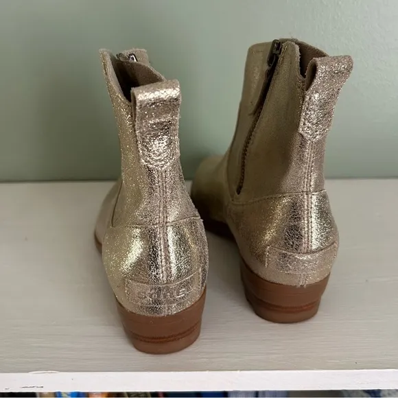 NEW Sorel Lolla II Bootie Waterproof Ankle Boot Metallic