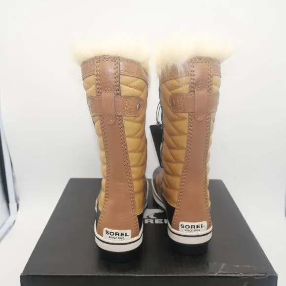 NEW Sorel Tofino II Youth 1 Winter Snow Boots WP Insulated Curry Brown Big Kids