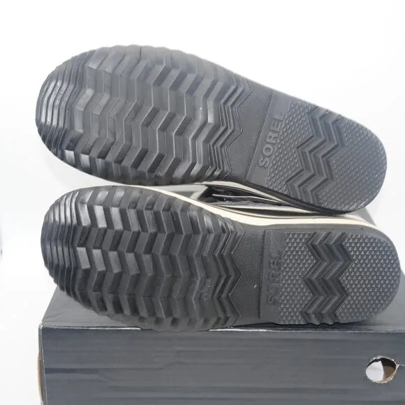 NEW Sorel Winter Carnival Boots Women's 7 Quarry Gray Black Insulated WP