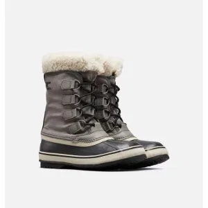 NEW Sorel Winter Carnival Boots Women's 7 Quarry Gray Black Insulated WP
