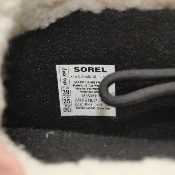 NEW Sorel Winter Carnival Boots Women's 8 Black Insulated Waterproof No Box
