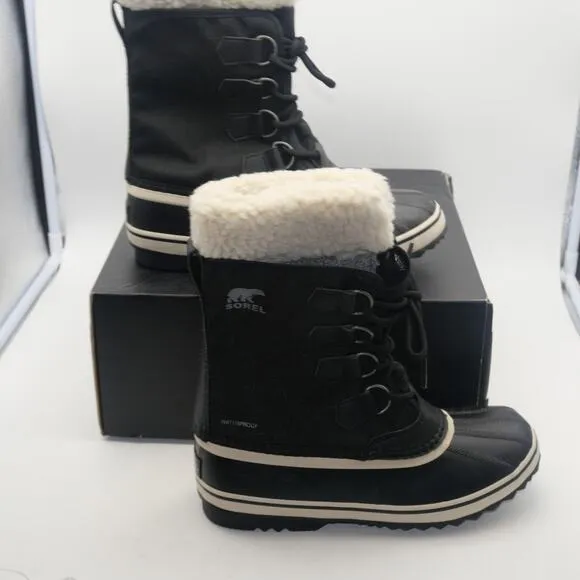 NEW Sorel Winter Carnival Boots Women's 8 Black Insulated Waterproof No Box
