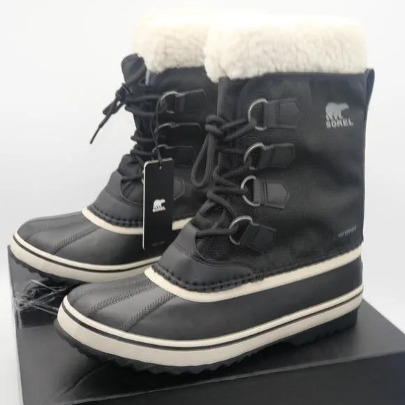NEW Sorel Winter Carnival Boots Women's 8 Black Insulated Waterproof No Box