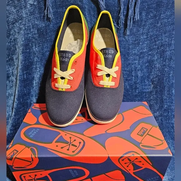 NEW STAUD x Keds Canvas Shoes Women 8
