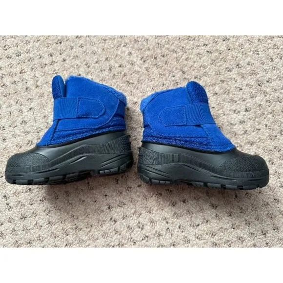 NEW The North Face kids Infant size 6 blue/black Heatseeker Waterproof boots