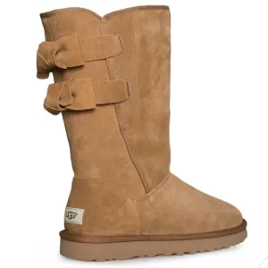 NEW 🆕 UGG ALLEGRA BOW II CHESTNUT BOOTS - WOMEN'S size 6