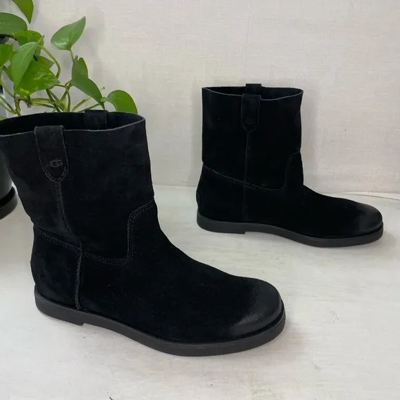 NEW UGG Josefene Short Suede‎ Boot inBlack Sz. 8