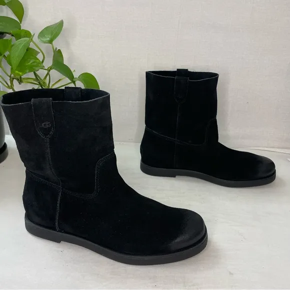 NEW UGG Josefene Short Suede‎ Boot inBlack Sz. 8