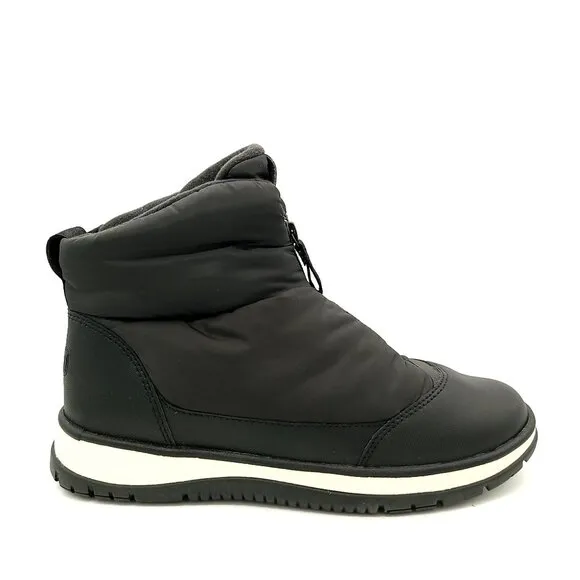 NEW UGG Lakesider Zip Boots Womens 10 Black Outdoors Snow Winter Cozy Puffy Y2K