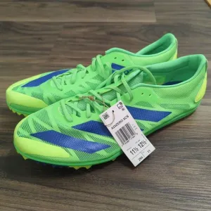 New Unisex‎ Sz 11.5 /10.5 Green Adidas Adizero XCS Track &amp; Field Shoes FZ2481