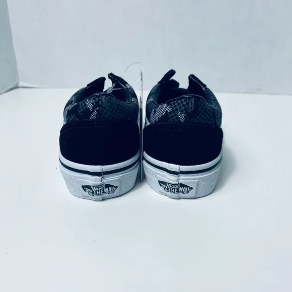 NEW Vans Kids Grade School ComfyCush Old Skool Camo Sneaker Size 11.5K