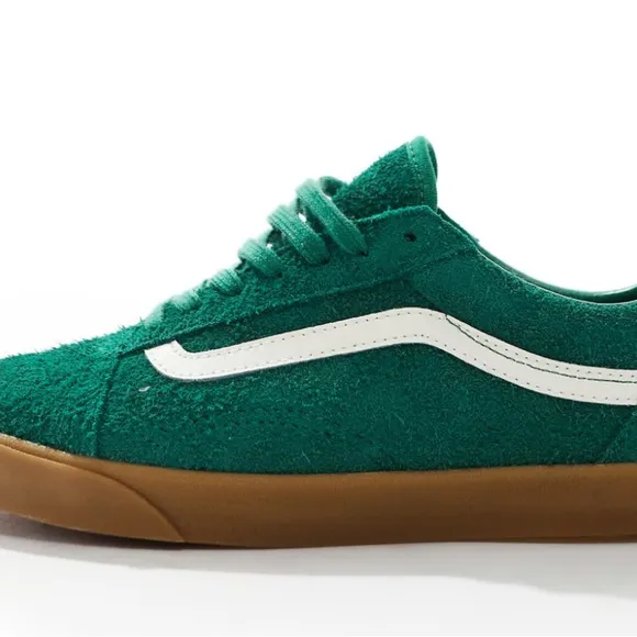 New Vans Old Skool LowPro Green/Gum Sneakers Low-Top Shoes Sizes 8.5, 9 Men