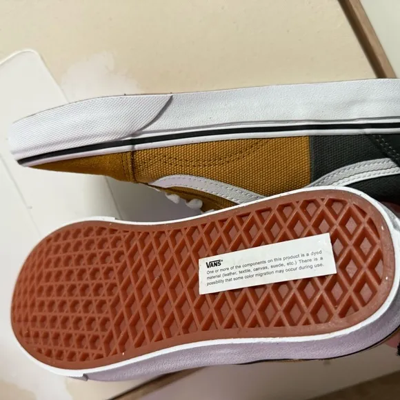 New Vans Old Skool Split Duck Canvas Multi Sneakers Low-Top Shoes Men’s 6 1/2