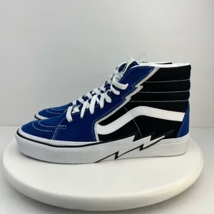 New Vans Sk8-Hi Bolt Suede Canvas True Blue Shoes VN0A5JIVTBB Men’s Size 9
