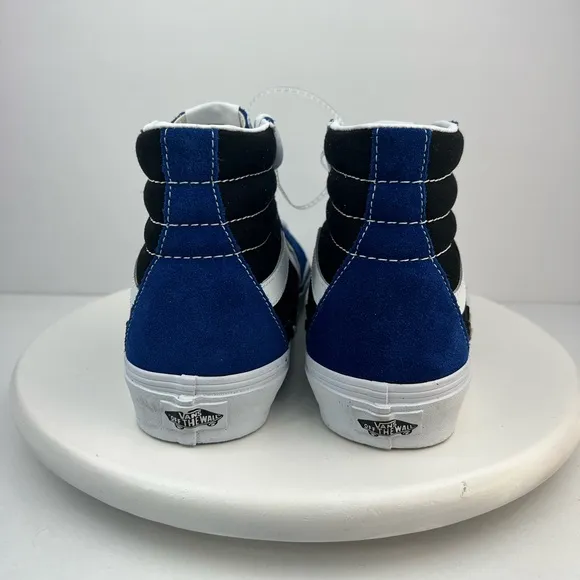 New Vans Sk8-Hi Bolt Suede Canvas True Blue Shoes VN0A5JIVTBB Men’s Size 9