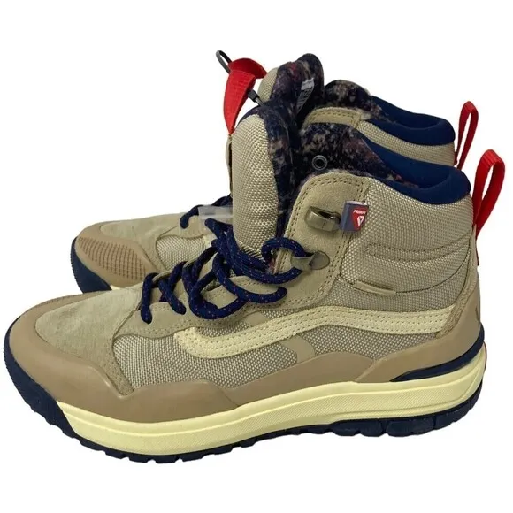 NEW Vans Ultrarange MTE-2 Boots Men's Size 7 Primaloft Insulated Hydroguard Tan
